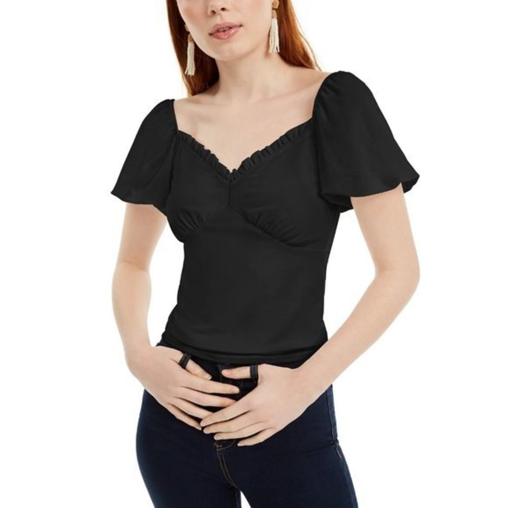KIT & SKY Mesh Bustier Top in Black